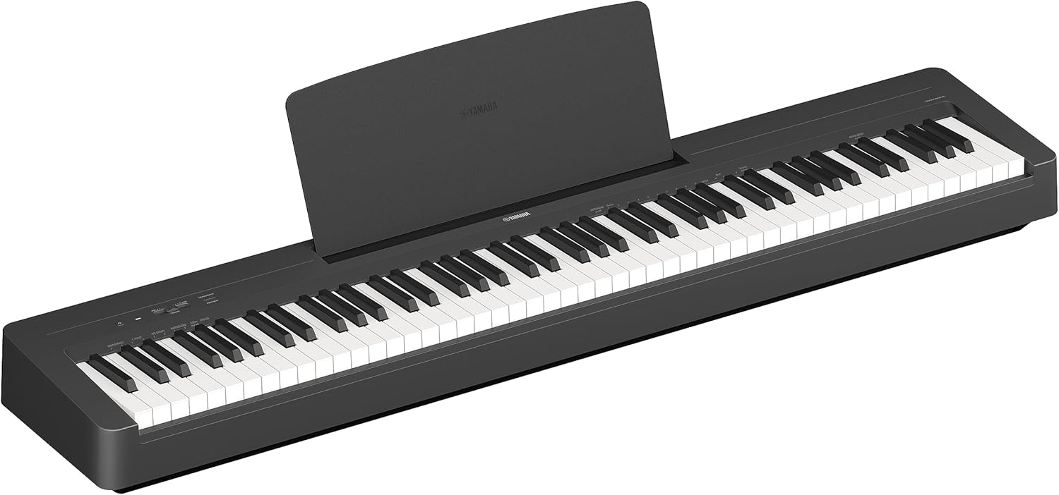 Yamaha Weighted Action 88-Key Digital Piano , Includes Power Adapter and Sustain Foot Switch