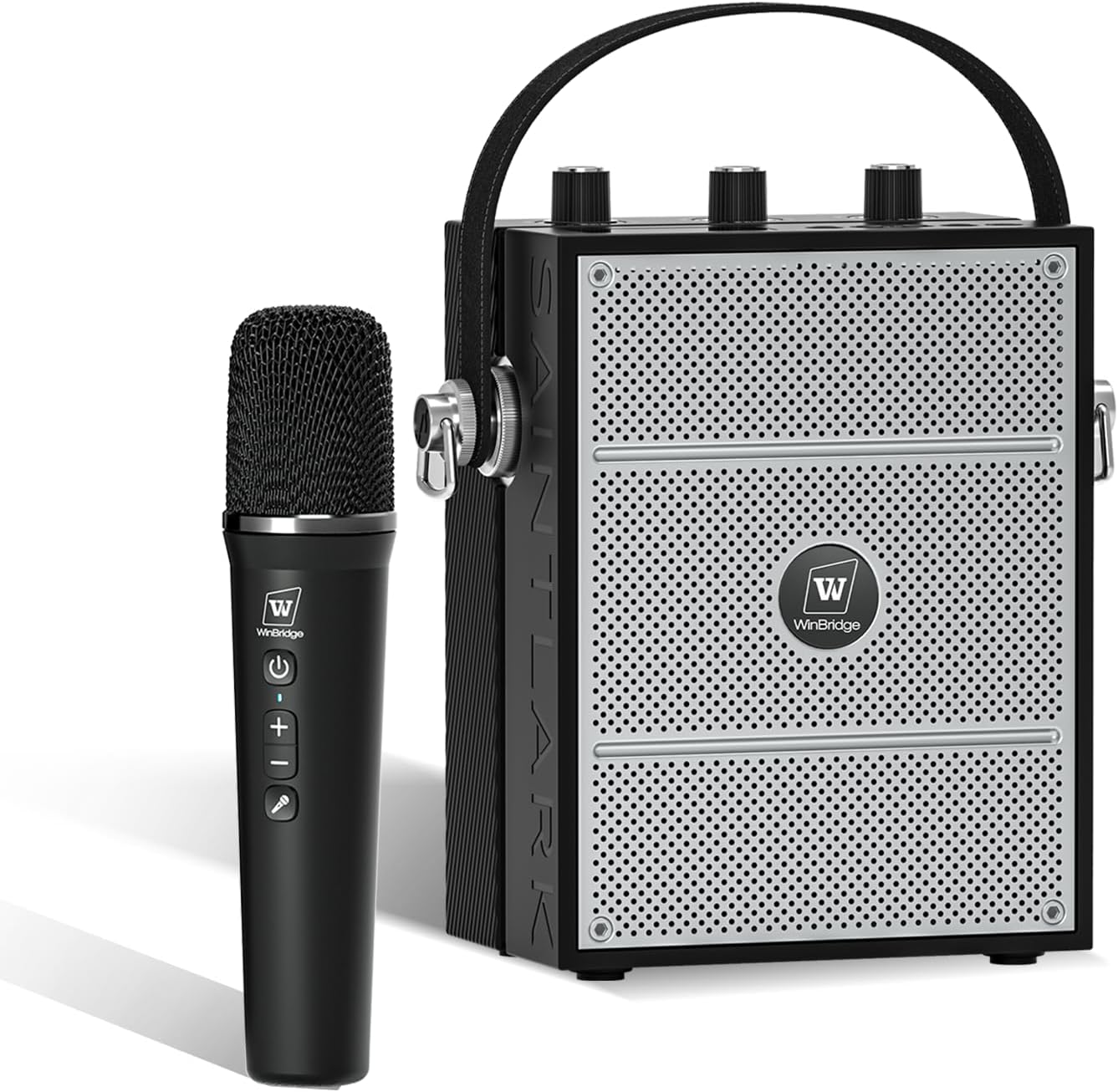 Wireless Voice Amplifier with Handheld Microphone, Portable Bluetooth Speaker Microphones for Teachers & Events, Wireless Karaoke Mic for Singing, PA System with Echo & Sound Effects S98 Pro