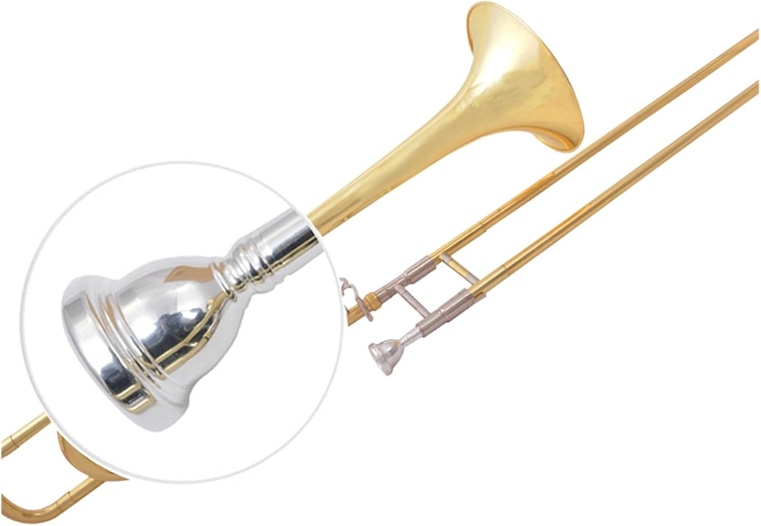 Tenor Trombone B flat brass instrument suitable for beginners
