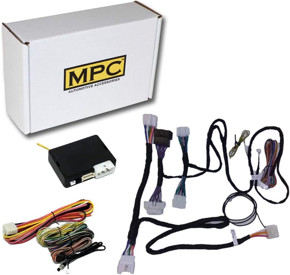 MPC Remote Starter Compatible with 2015-2019 Toyota Prius C |Hybrid| |H-Key| with T-Harness - Factory Key Fob Activated - Firmware Preloaded