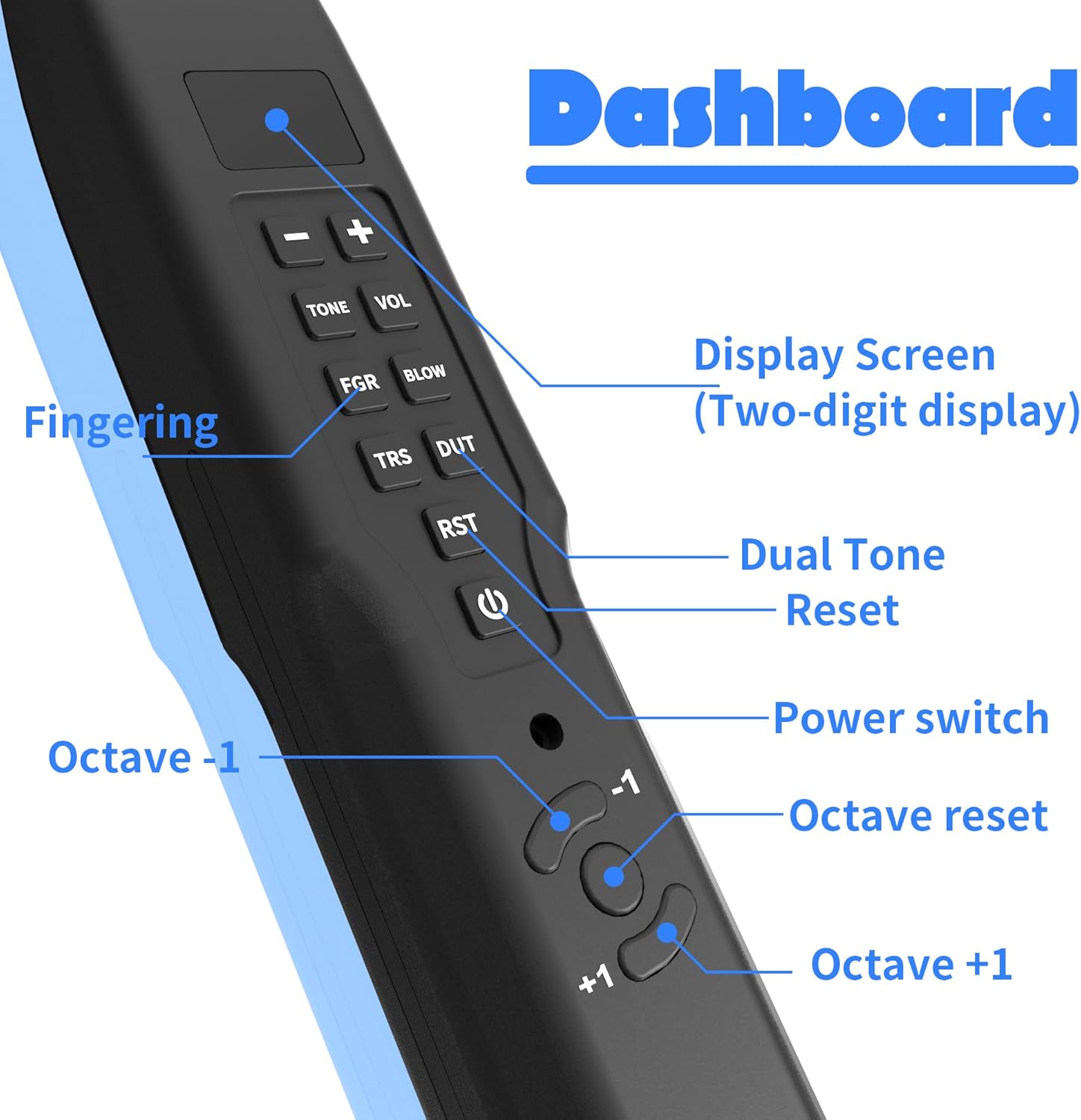 Mini Electric Saxophone Digital Wind Instrument,Small Light Portable Electronic Blowpipe S1