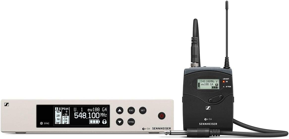 Sennheiser Pro Audio Sennheiser EW 100-CI1 Instrument Wireless System-A Band (516-558Mhz), 100 G4-CI1-A