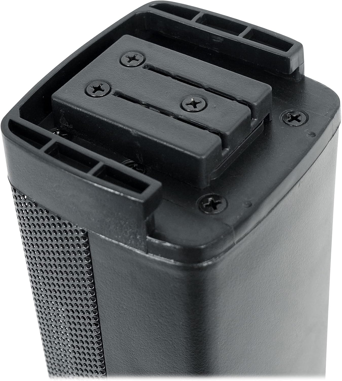 Rockville Titan Portable Array Bundle: Rechargeable 8 in Subwoofer PA DJ Speaker System with Column Array, PTA Empty Extension Array Riser, 2-Items