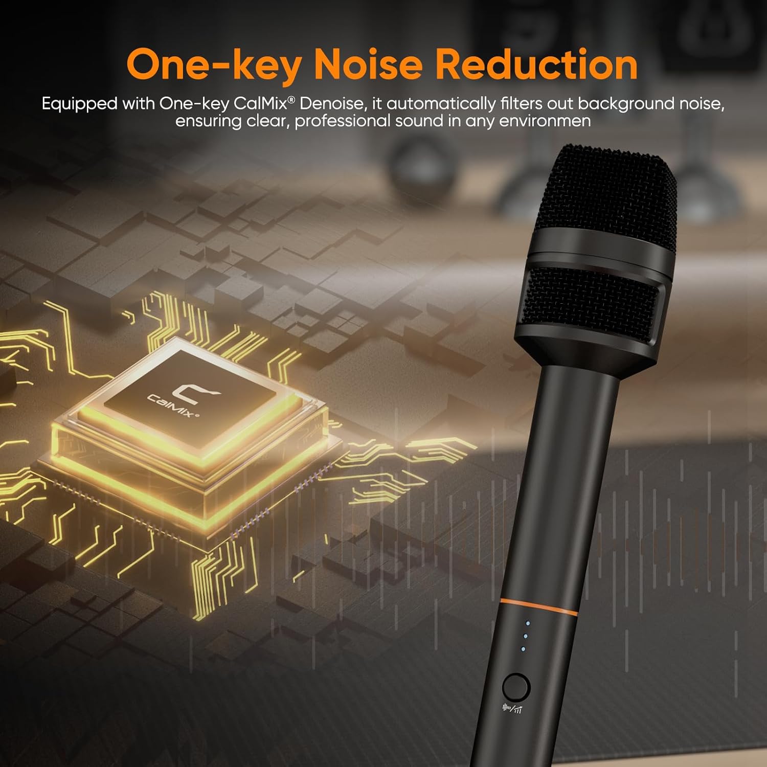 COMICA Revo S Wireless Handheld Microphone, Professional Handheld Interview Mic for iPhone16 15, Android Phones Laptops PC with USB-C Plug, Reporter Mic for Content Creators, Interviews, Reporting