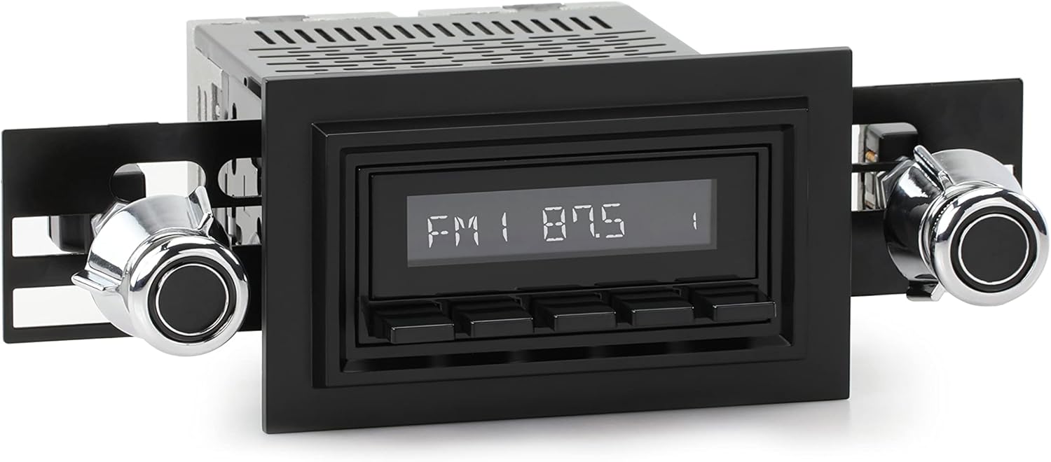 RetroRadio Compatible with 1981-87 Lincoln Town Car Features Include Bluetooth, AUX, AM/FM LAB-M1-221-55P-75PL4