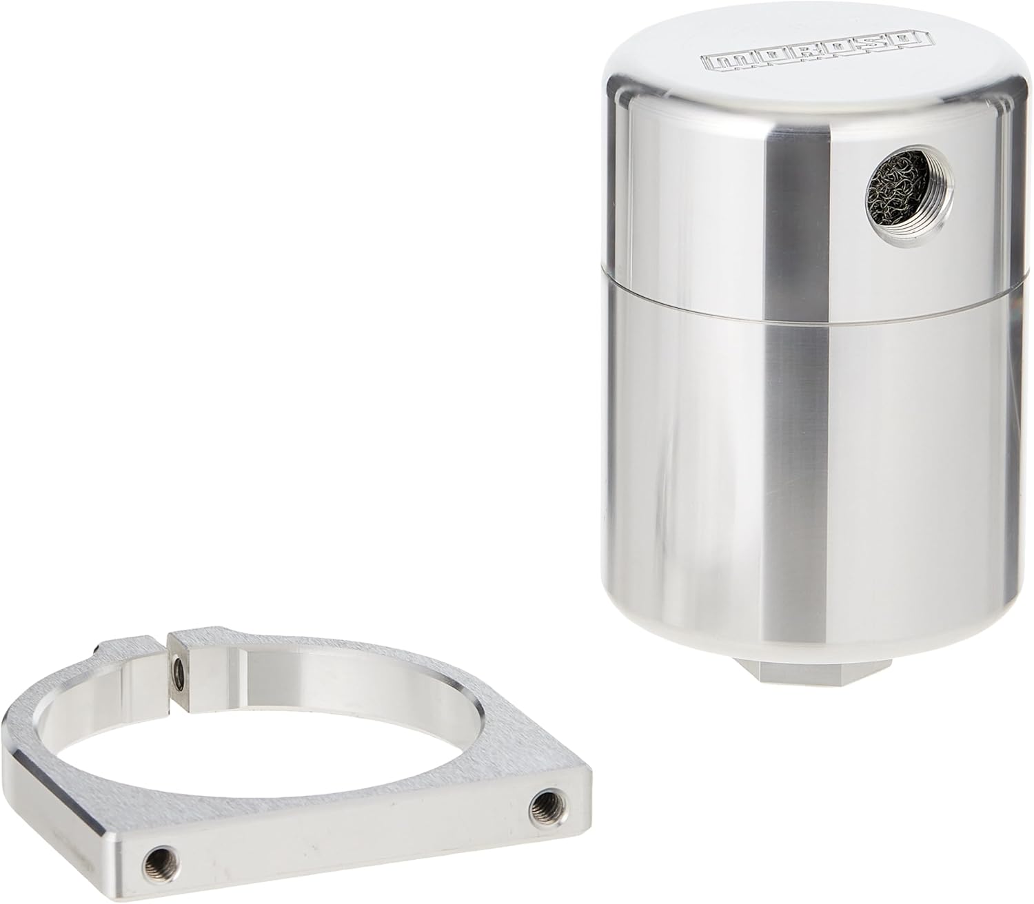 Moroso 85481 Air/Oil Separator Catch Can Kit for GM Trucks, Silverado/Sierra/Tahoe/Suburban, 14-18 2500 w/Gen IV Gas Engines