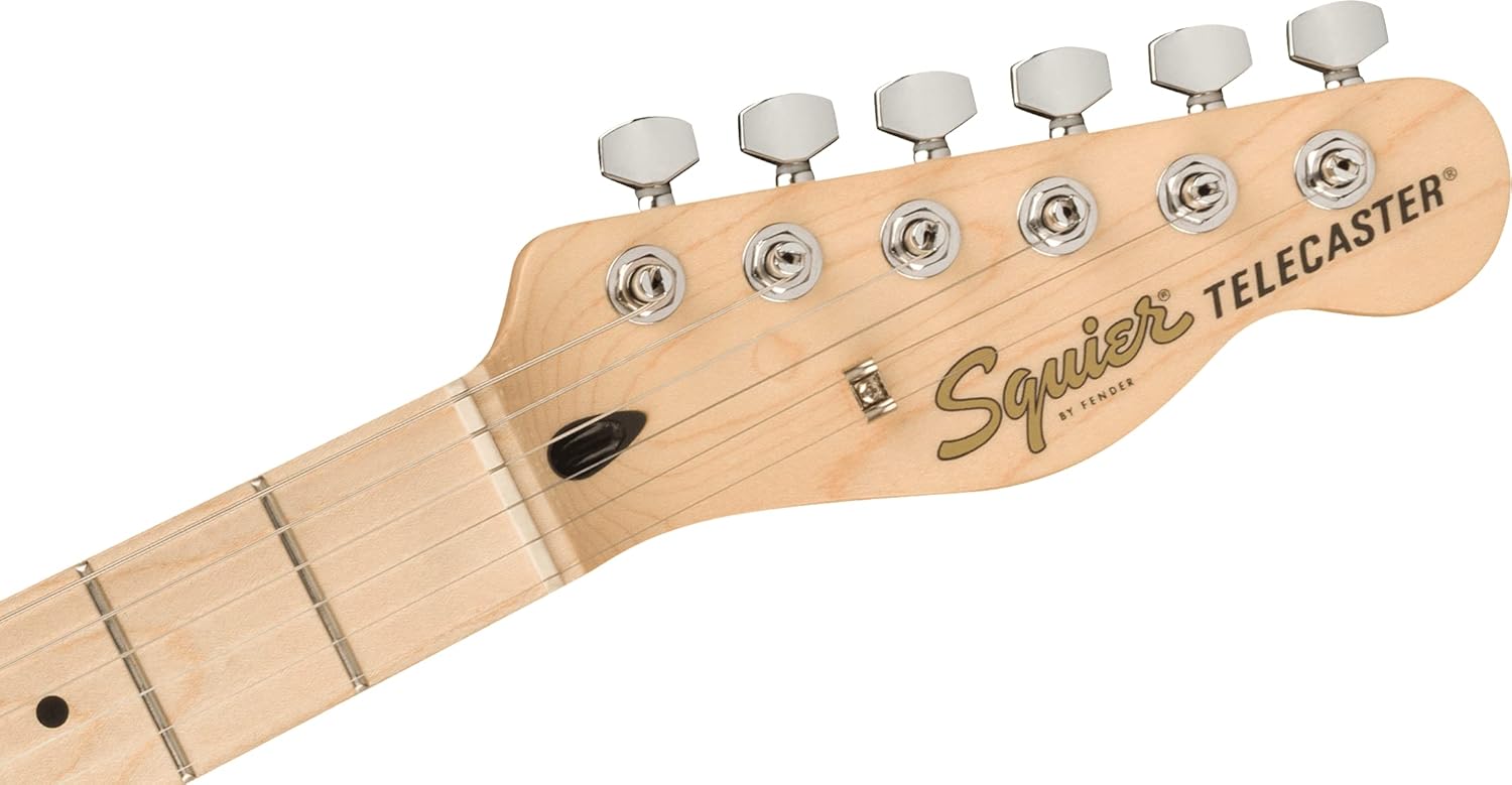 Squier Affinity Series Telecaster Electric Guitar, with 2-Year Warranty, 3-Color Sunburst, Maple Fingerboard