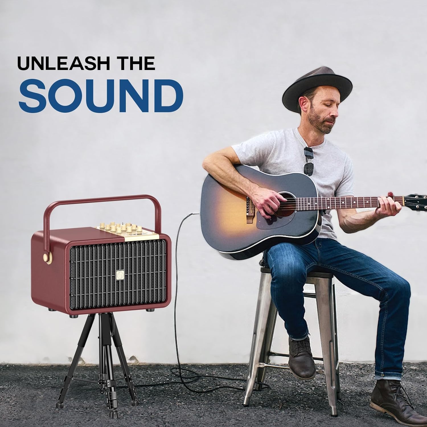 320W Peak Power Karaoke Machine with Rich Deep Bass for Adults Portable Bluetooth Singing PA Speaker System Bass/Treble Adjustment with 2 UHF Wireless Microphones for Home Party Wedding Outdoor