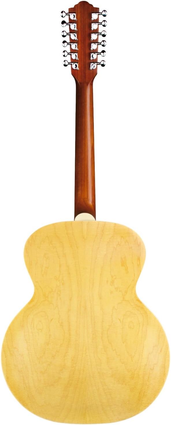 Guild Guitars F-2512E Maple 12-string Acoustic Guitar, Blonde Jumbo Archback Solid Top, Westerly Collection