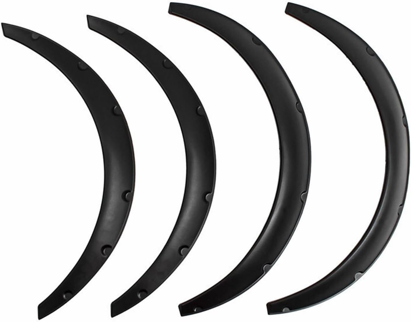 4pcs Universal Flexible Car Fender Flares Extra Wide Body Wheel Wheel Arch Protector New Boutique