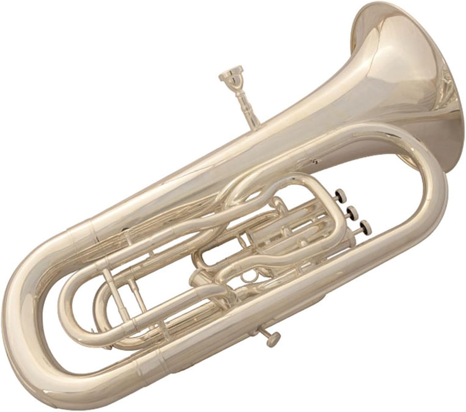 Beginner euphonium Musical Instrument Euphonium Silver-plated Three-Stand And One-Slant Key Euphonium Tuba