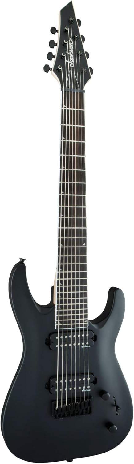 Jackson JS Series Dinky JS32-8 - Satin Black with Amaranth Fingerboard