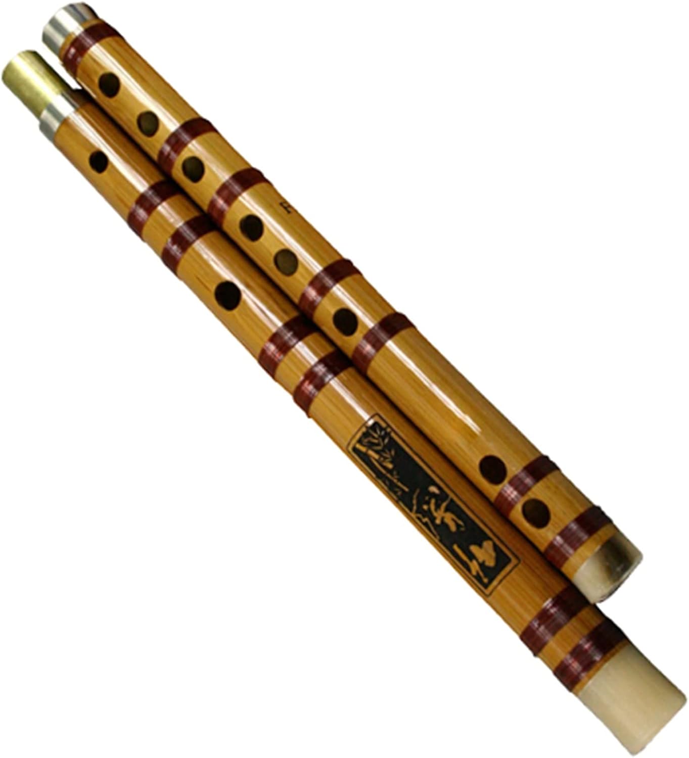 TSTS Chinese Bamboo Flute Chinese Bamboo Flute Dizi Wood-Wind Professional Musical Instrument Bamboo Flute for Beginners F Key