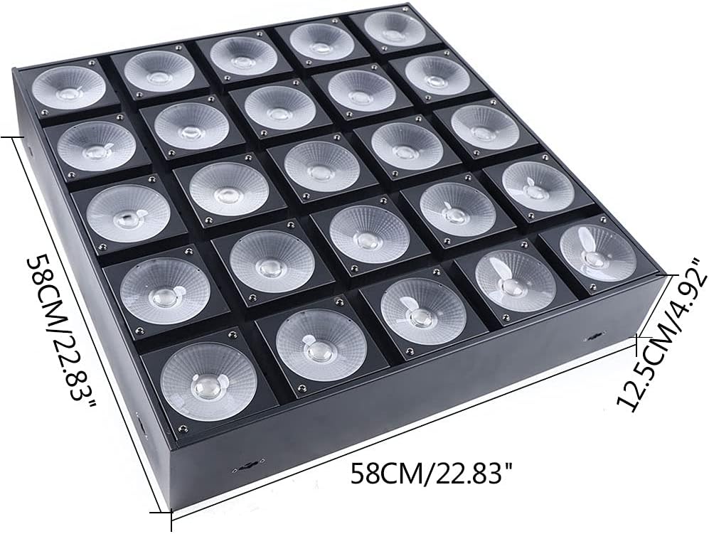 3 in 1 RGB Color Stage Lighting, 25 Head Stage Halloween Strobe Light, Stage Effect Lighting DMX Disco DJ Light Auto/Master/Slave/DMX Control Mode for DJ Party Wedding Stage