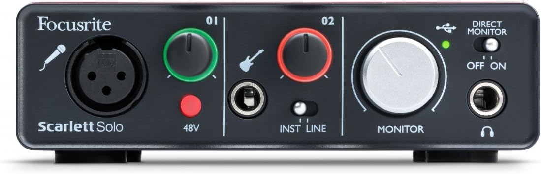 Focusrite Scarlett Solo Compact (1st Gen) USB Audio Interface