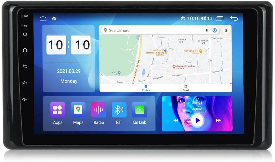 Android Car Stereo for Toyota RAIZE 2020-2024,10 inch IPS Touchscreen with Upgrade Wireless CarPlay & Android Auto,WiFi/GPS,Support SWC and Subwoofer,4-Core 1+32G