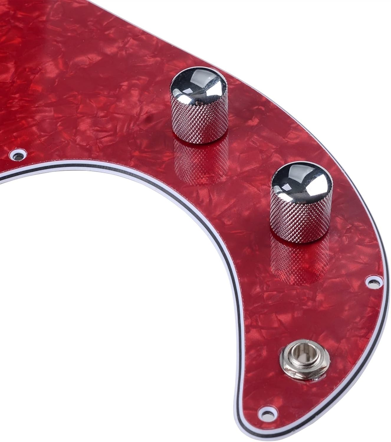 TSTS Bass Guitar Pre-Wired Pickguard Scratch Plate with Pickup for 4 String Bass Guitar Parts Prewired Pickup Pickguard (Color : 01)