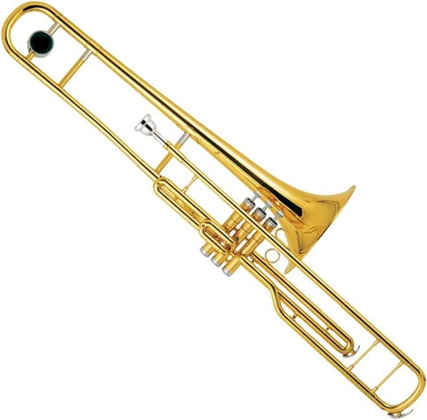 Student Trombone Gold Lacquer C Key Piston Valves Trombone Trombone Kit