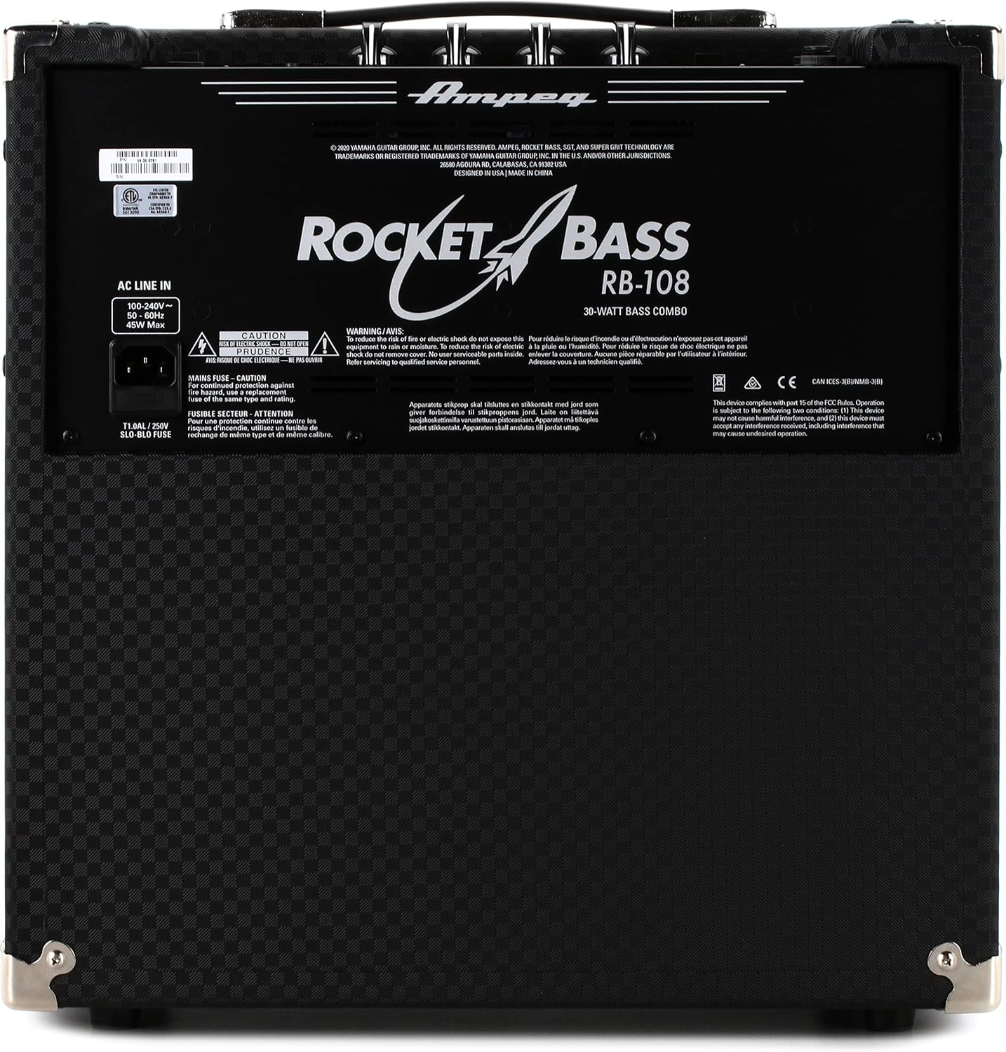 Ibanez Gio GSR100EX Bass Guitar (Mahogany Oil) and Rocket Bass 30-Watt Combo Amp Essentials Bundle with Stand, Strap, Clip-On Tuner, Cable and Picks