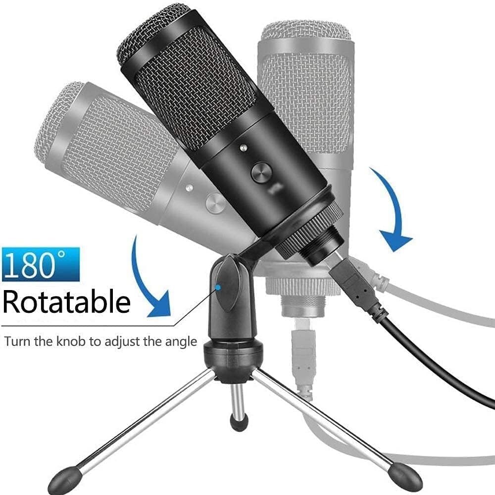 Microphone Computer Studio Microphone Live Recording Vocal Microphone for PC Soundcard