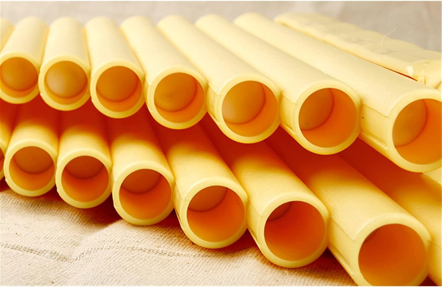 32 Pipes Pan Flute Double Pipes Pan Pipe G Key ABS Plastic Woodwind Instrument for Musical Lover