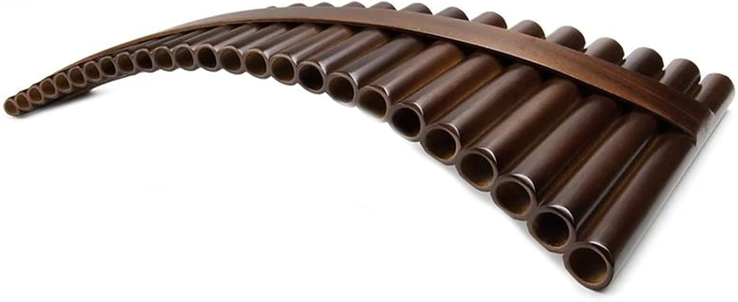 pan flute for beginners Handmade 25 Pipes Pan Flute G Key Right Hand Pan Pipes Traditional Woodwind Musical Instrument Pan Flute