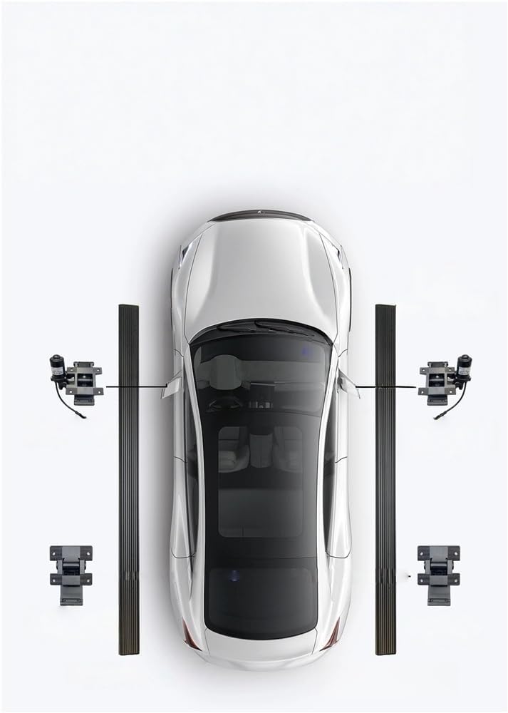 Upgrade Liush Power Electric Side Step Automatic Car Running Board Compatible for Benz V260/V26L/V250 Aluminum Alloy Electronic Side Pedalc