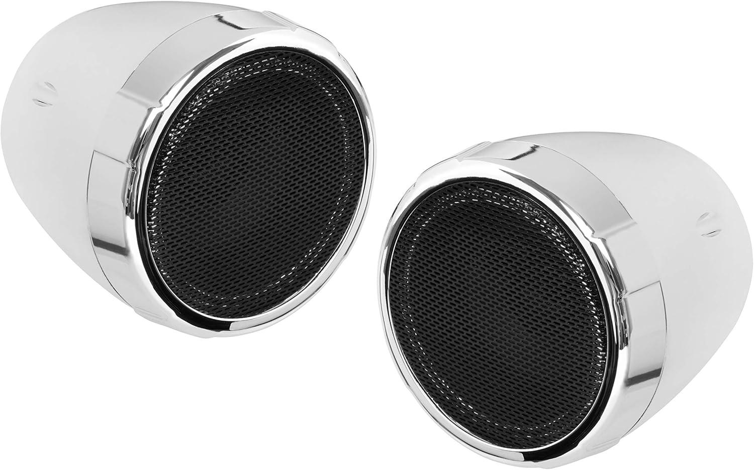 BOSS Audio Systems MC425BA Motorcycle Bluetooth Speakers - 3 Inch, Weatherproof, Volume Control, Built-in Amplifier, ATV UTV Compatible