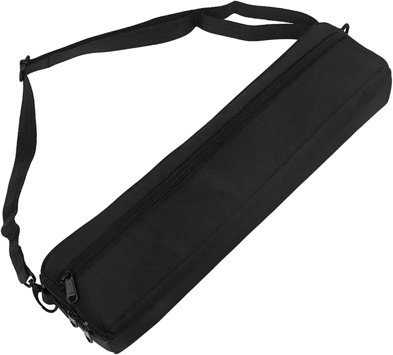 Flute Case 16 Hole Flute Storage Box Case Set Portable Black Leather Box with Blue Lining Handbag Woodwind Instrument Parts Accessories for Flute