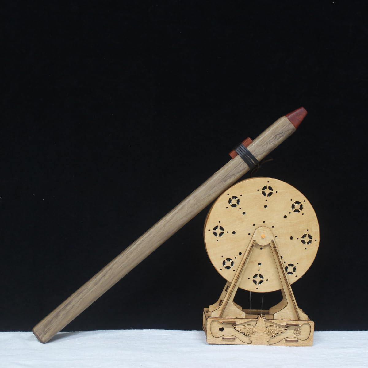 Chinese scale Native American wooden flute Easy to play with a wide range of repertoire C