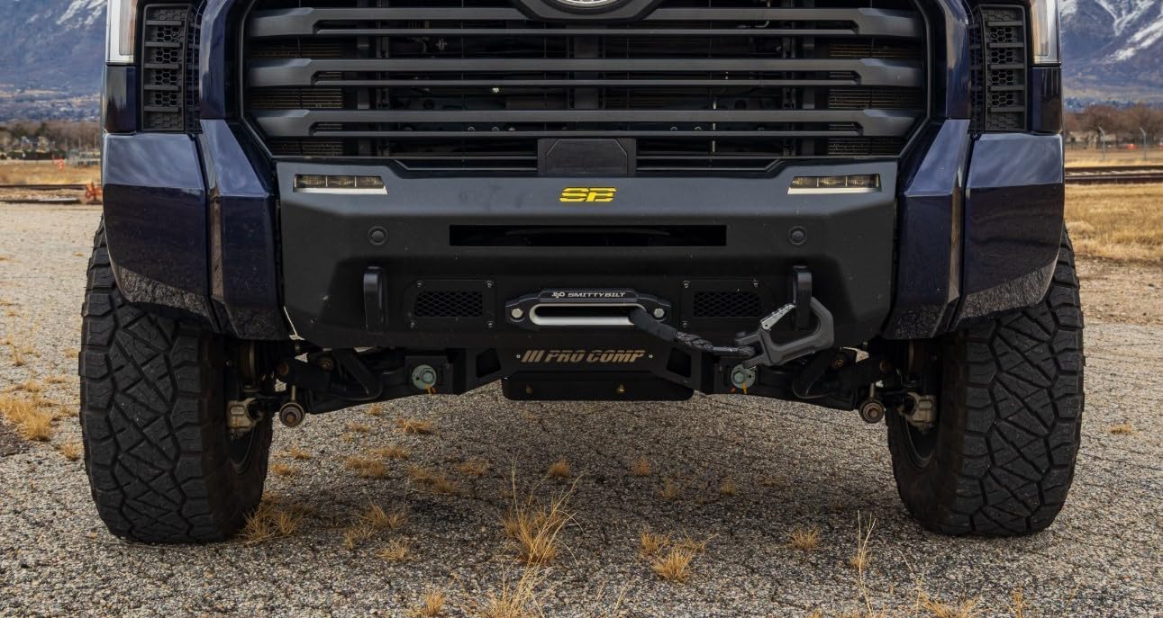 Smittybilt 612942 Low Profile Hidden Winch Front Bumper, Fits 2022+ Toyota Tundra