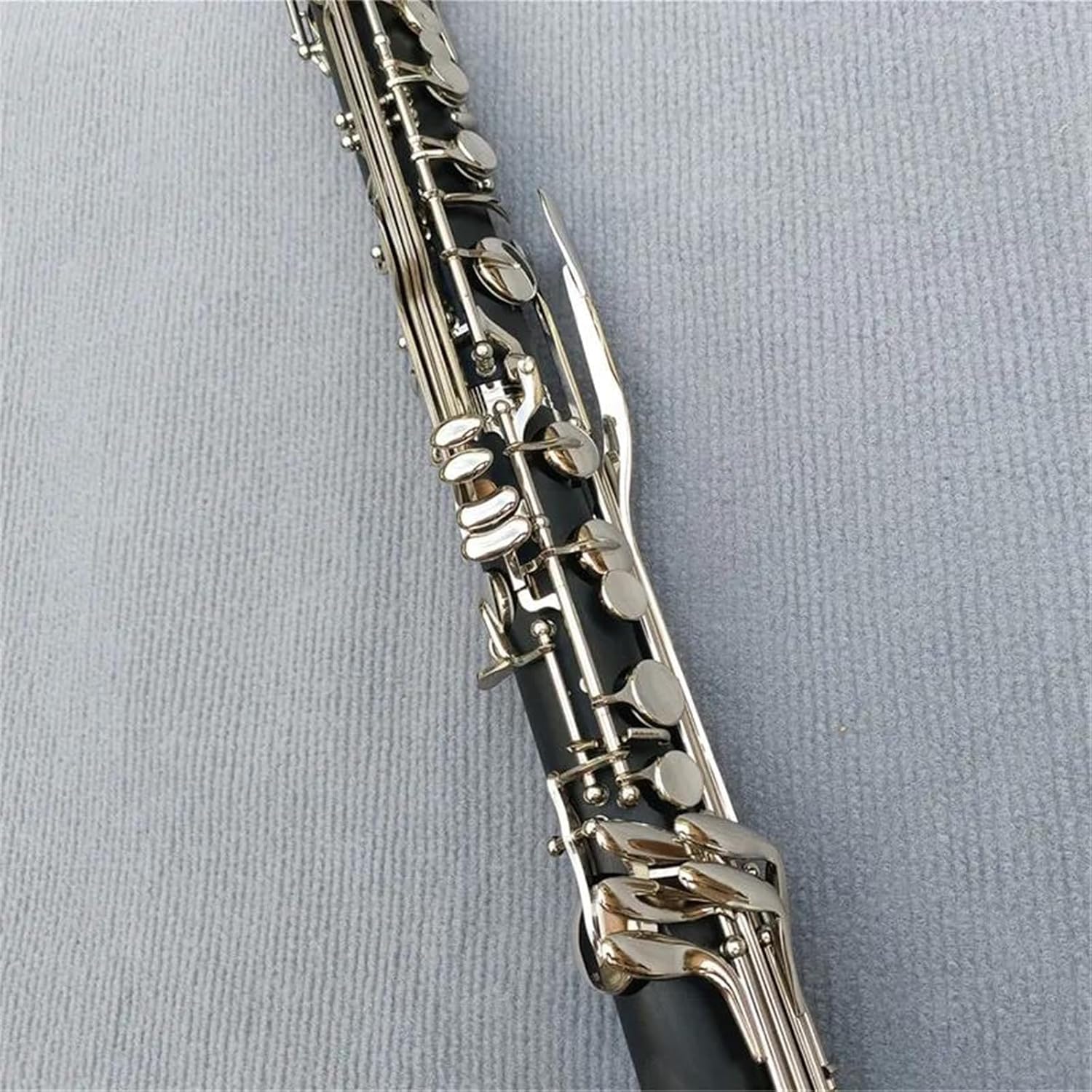 Clarinet Musical Instruments Silver Plated Key Bass Clarinet Bb Key Clarinet Bakelite Instrument With Box