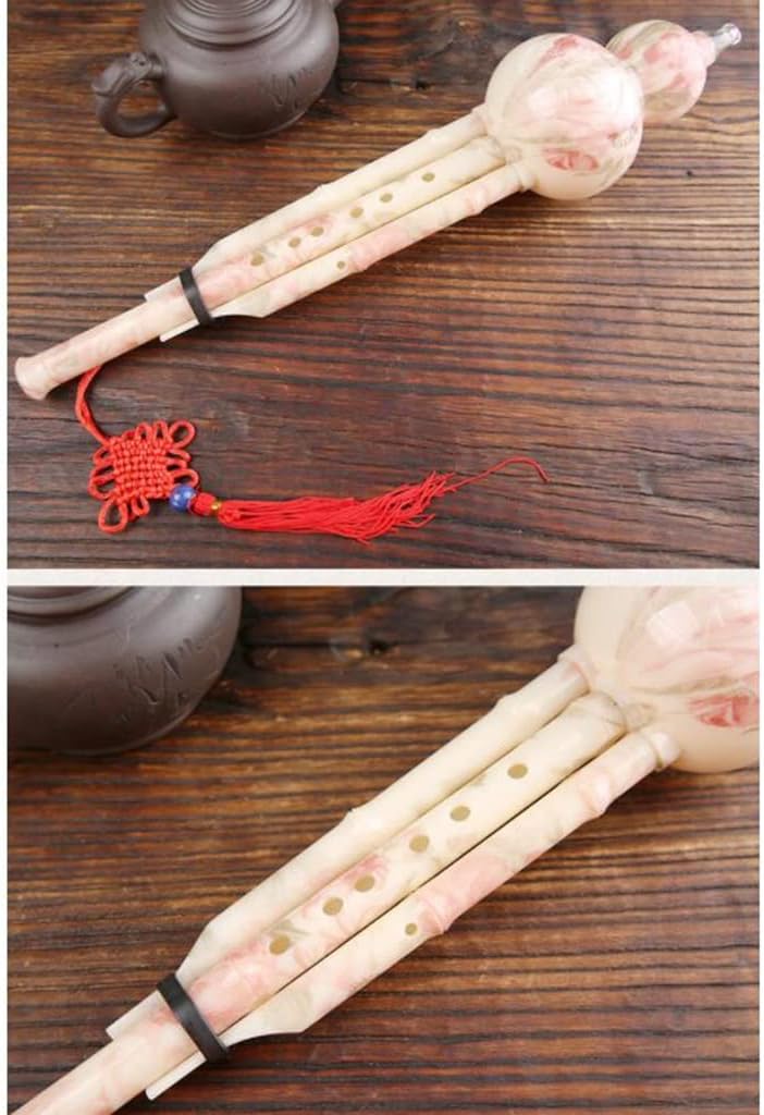 Flutes Musical Instruments Holding A Cucurbit C Lowered B Adjusted Cucurbits Children and Adults Beginners Playing Bakelite Three Wind Instruments for Elders, People Who Love Music