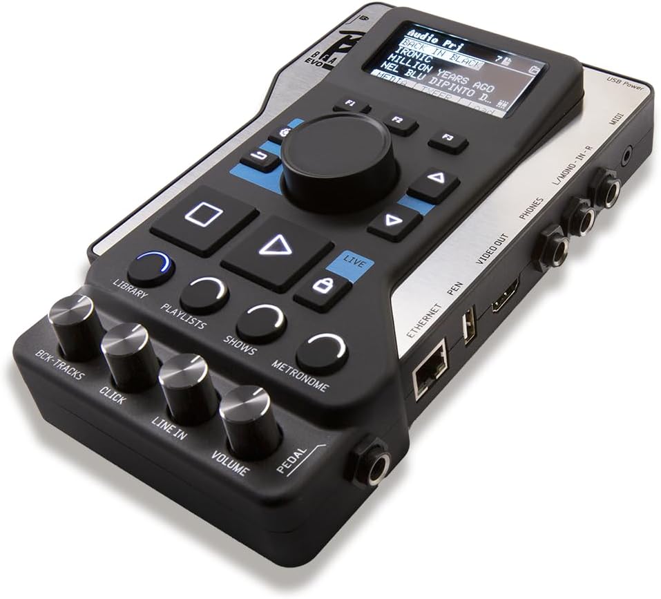 B.Beat Evo 256 Gb: All-in-One Backing Track Solution for Live Musicians - 16 Track Playback, Video Sync, MIDI commands, Click & Mixer