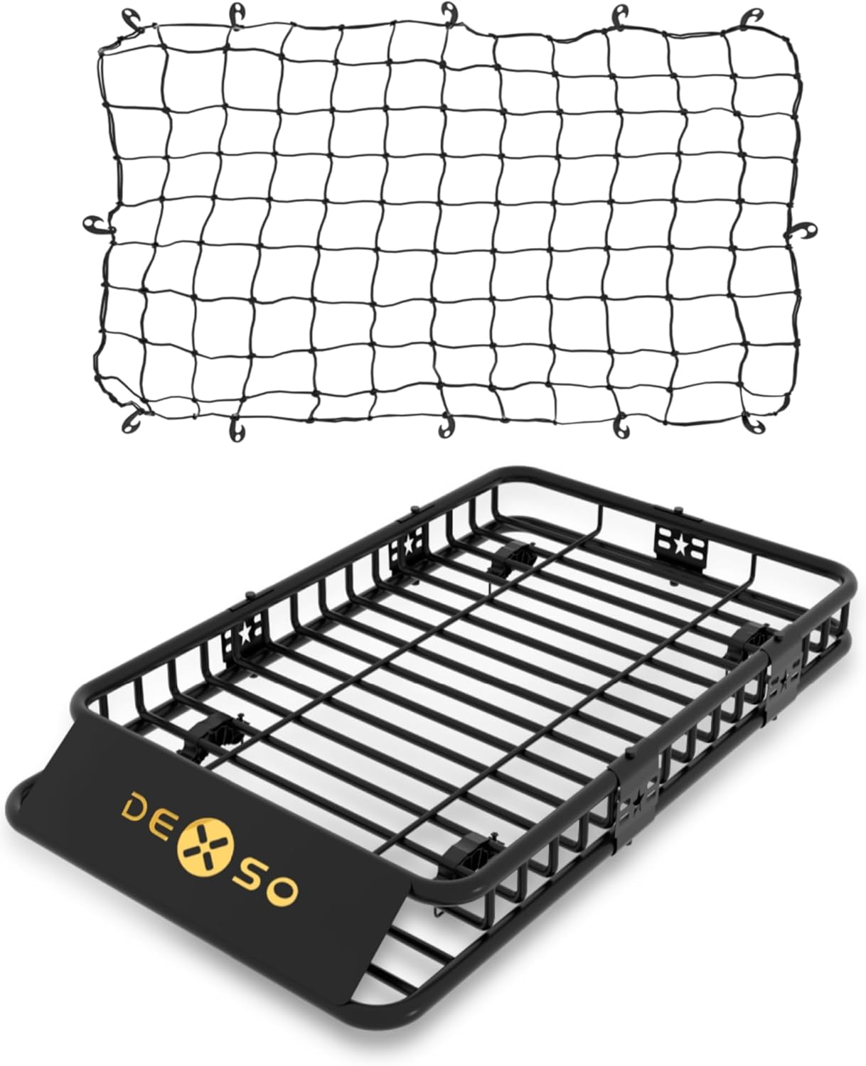 DEXSO Universal Roof Rack Basket with Cargo Net, 64