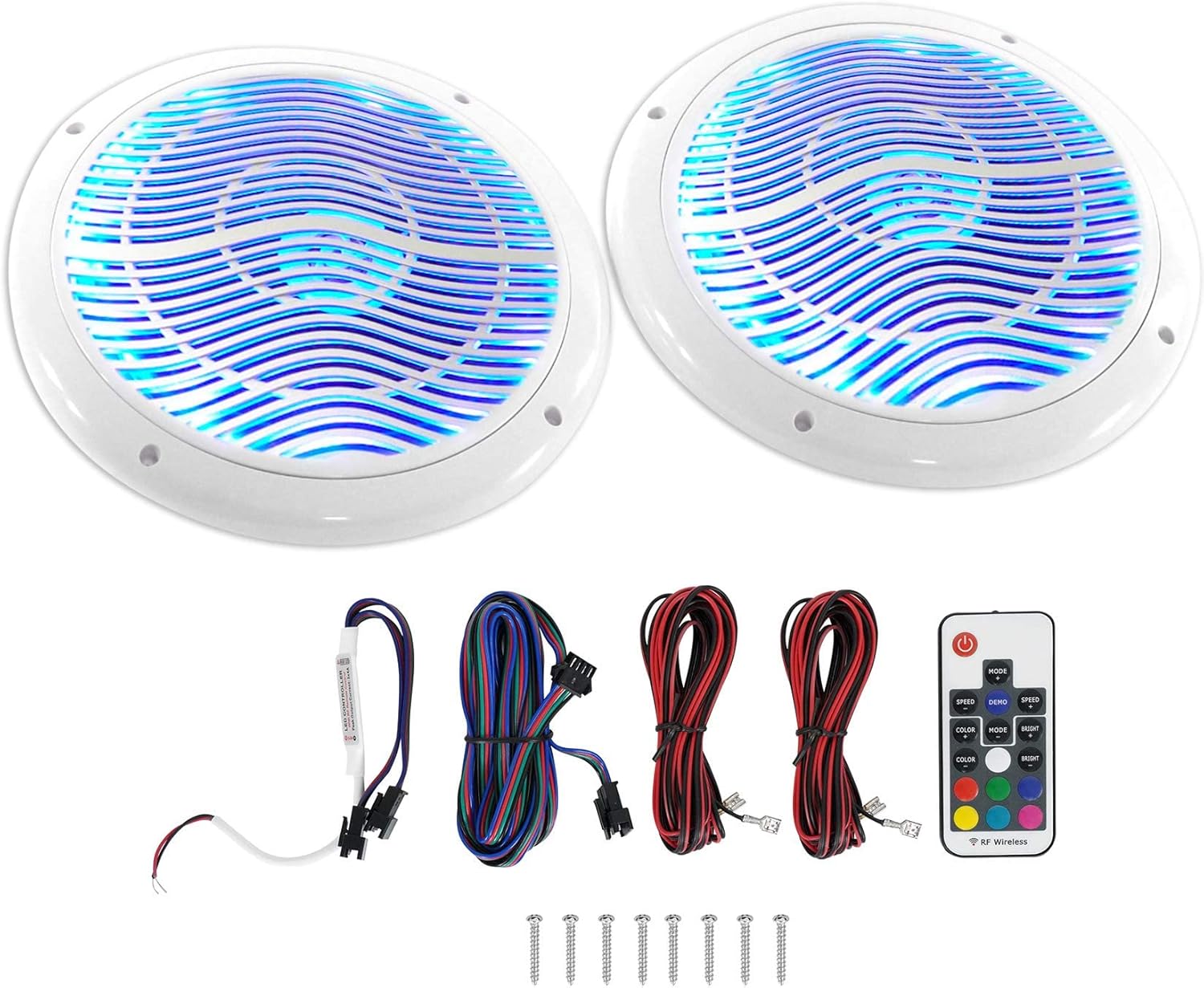 Rockville RWB90W Bundle: (2) Pair 8