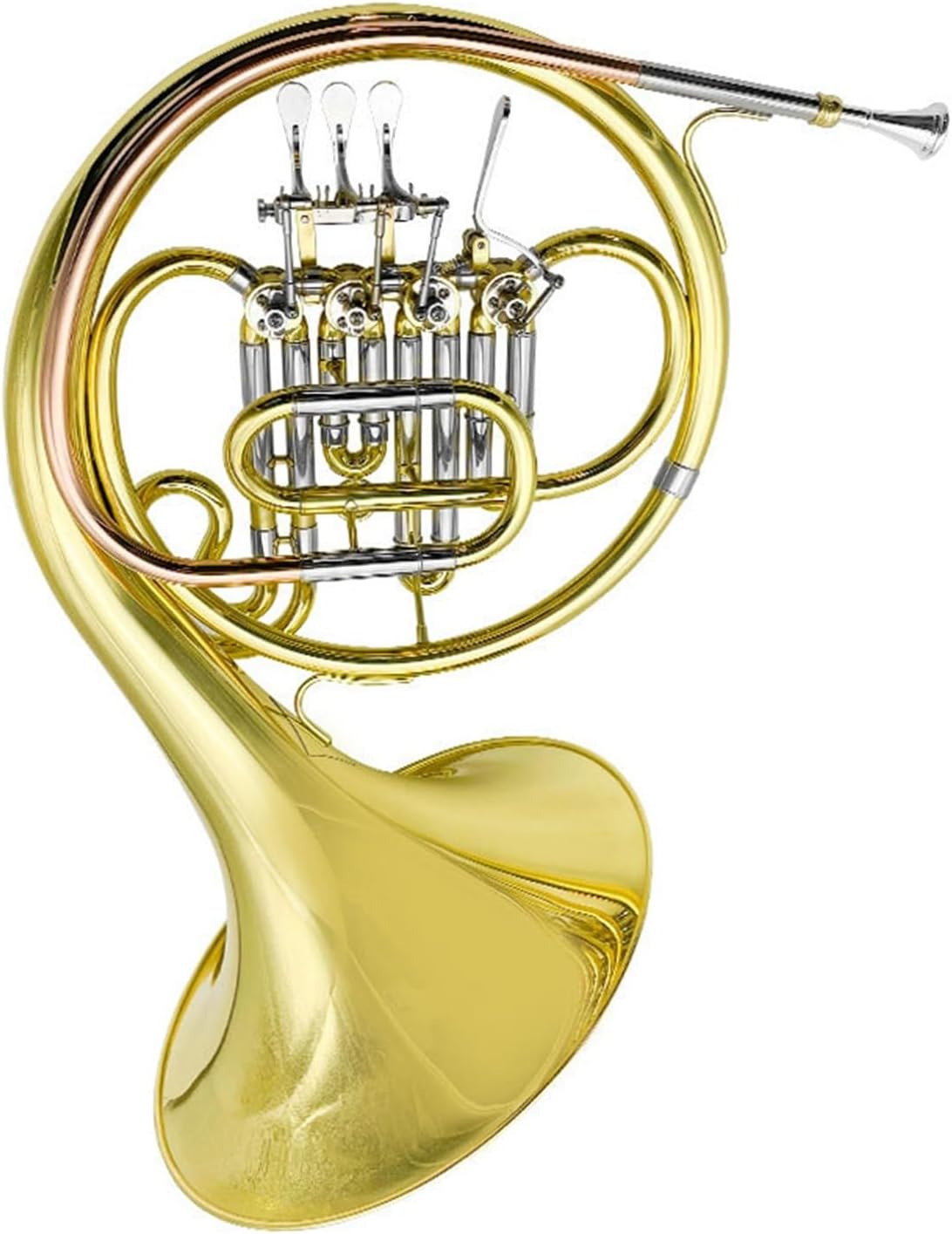 Bb French Horn Professional 4 key single row instrument