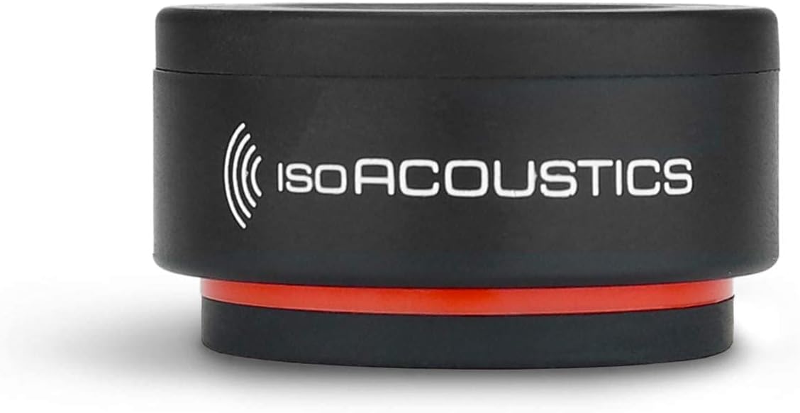IsoAcoustics Iso-Puck Series Acoustic Isolators (Iso-Puck Mini, 6 lbs max/Unit, 8-Pack)