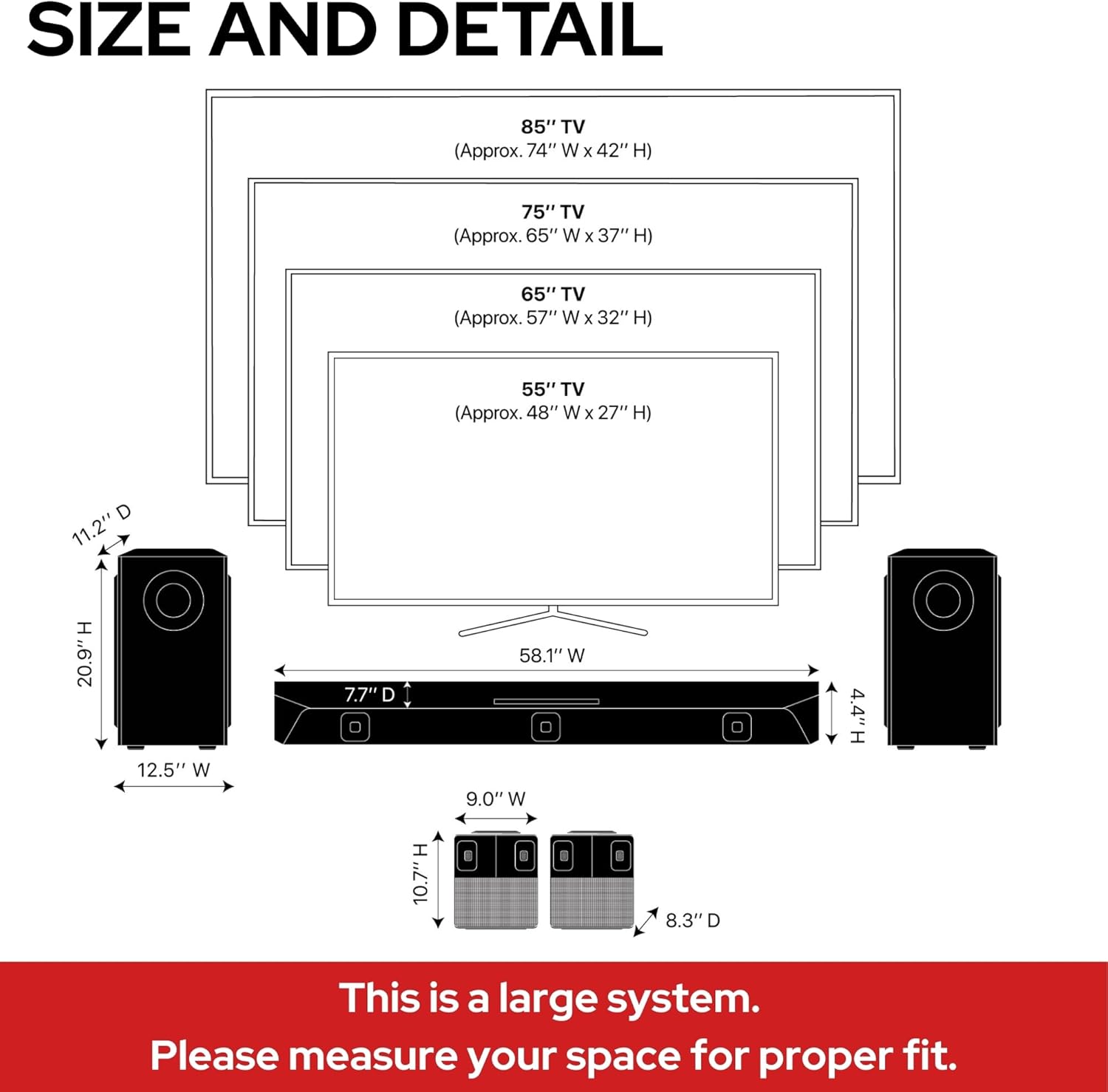 Nakamichi Dragon 11.4.6 Home Surround Sound System with Dolby Atmos and DTS:X Pro. Best Soundbar with AVR Processing