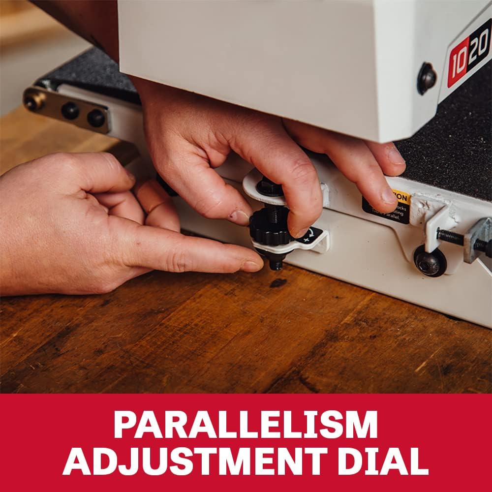 JET 10-Inch Benchtop Drum Sander, 1 HP, 115V 1Ph (Model JWDS-1020)