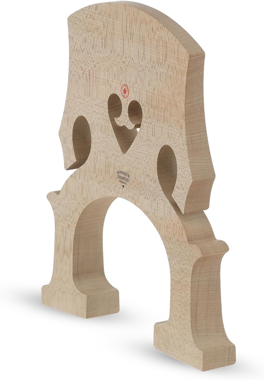 Despiau bass bridge, double bass bridge Planet C 4/4 foot width 165, with contribution to nature conservation