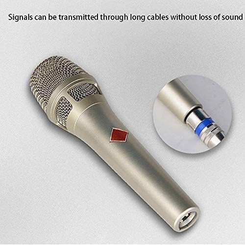Microphone with On and Off Switch,Dynamic Handheld Mic Compatible Recording Condenser Microphone