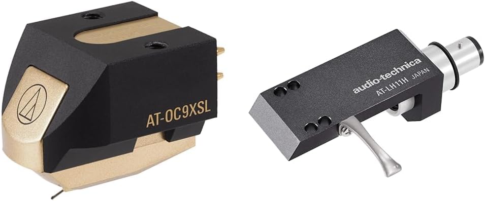 Audio-Technica AT-OC9XSL Dual Moving Coil Cartridge and AT-LH11H 11g Aluminum Headshell Bundle