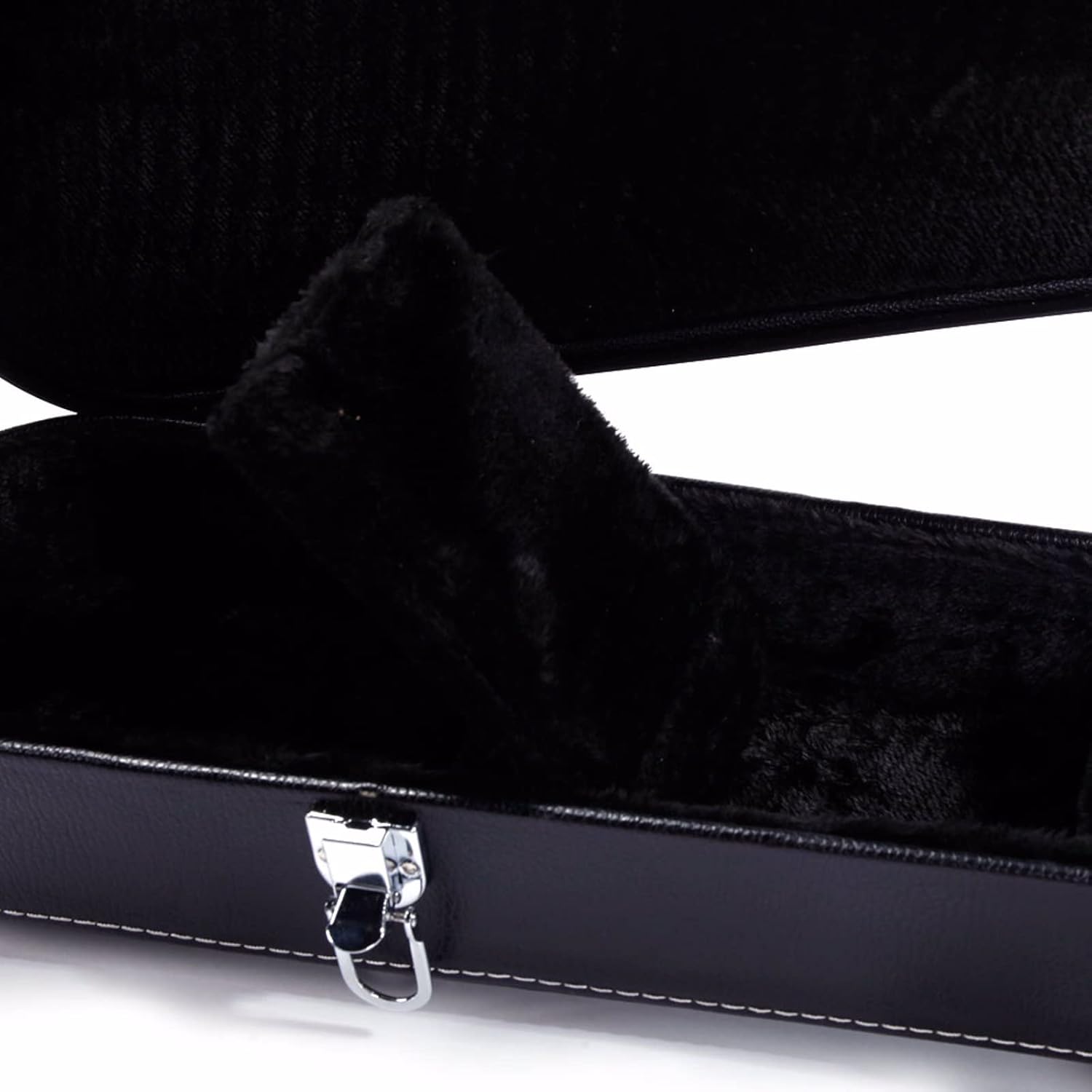 Ktaxon Electric Guitar Hard Case, Wooden Hard-Shell Protective Carrying Case for KST-Style 39-Inch Electric Guitar with Lock Latch Padding