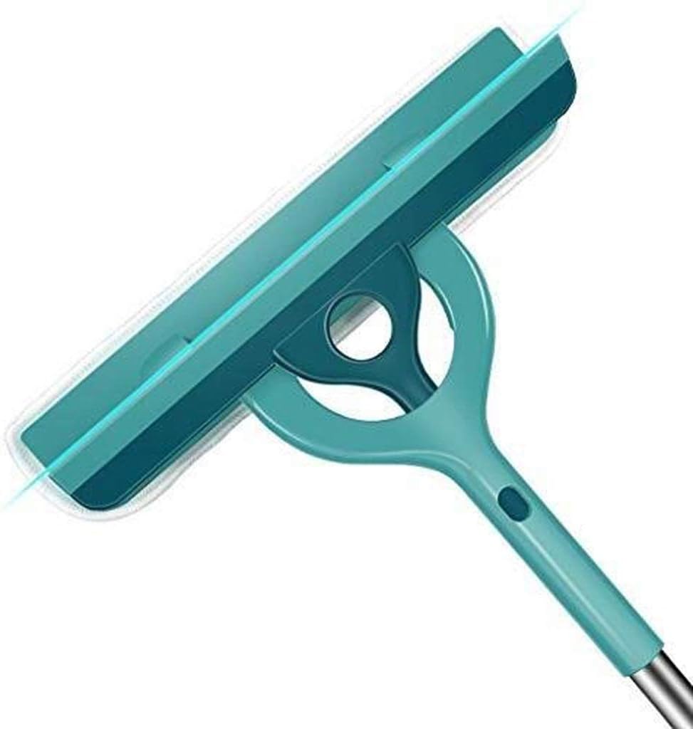 Telescopic Window Cleaning Kit with Super Squeegee Extension Pole,Microfiber Best for Windows