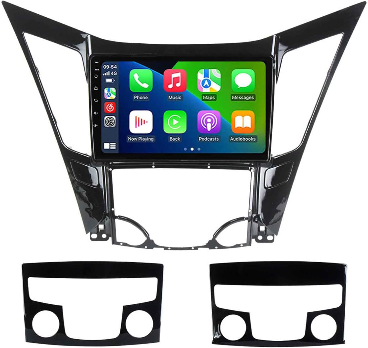 9 Inch Portable Android Car Stereo for Hyundai Sonata 2009-2014 Support Wireless CarPlay, SWC, Bluetooth, Android Auto, Rear View Camera