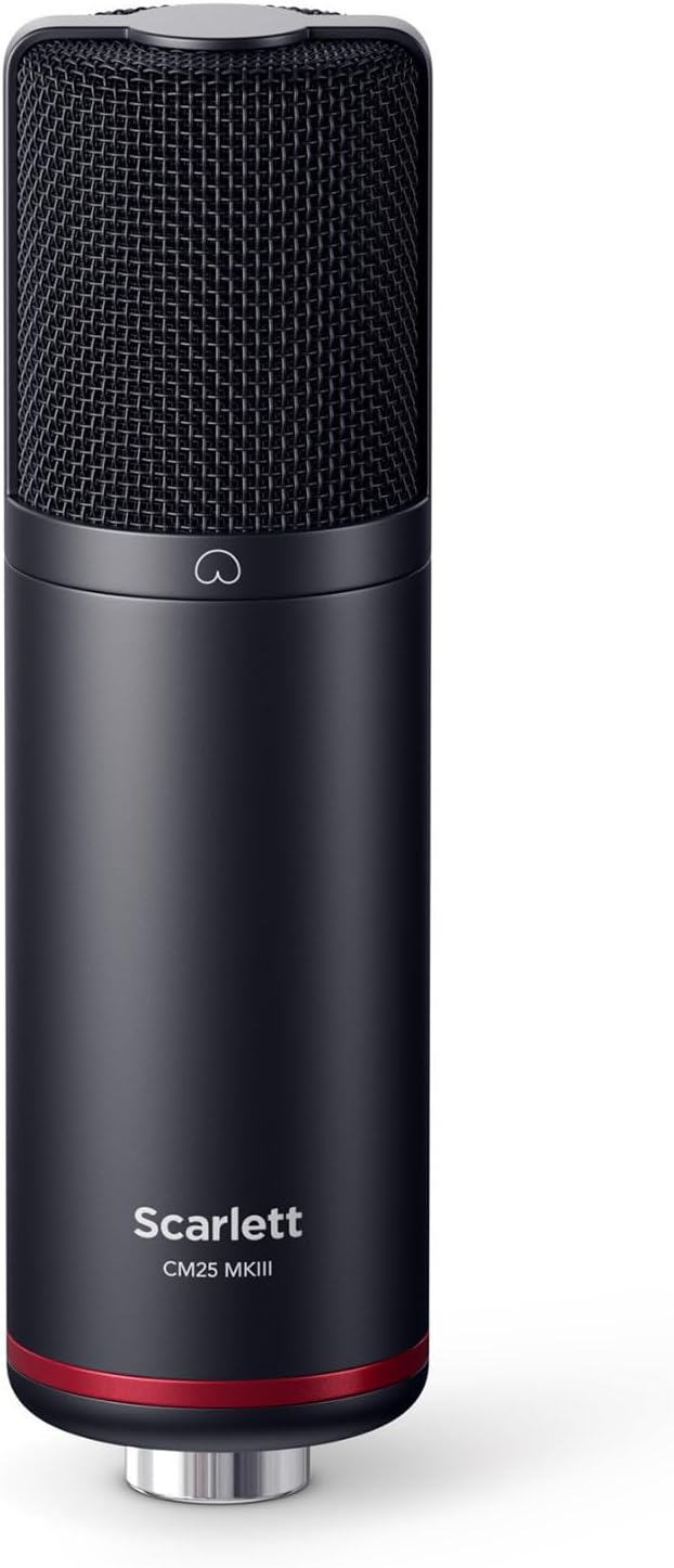 Focusrite Scarlett 2i2 Studio 4th Gen USB Audio Interface - Professional Recording Solution with High-Performance Preamps Bundle with Pop Filter, Microphone Stand, and Shock Mount (4 Items)