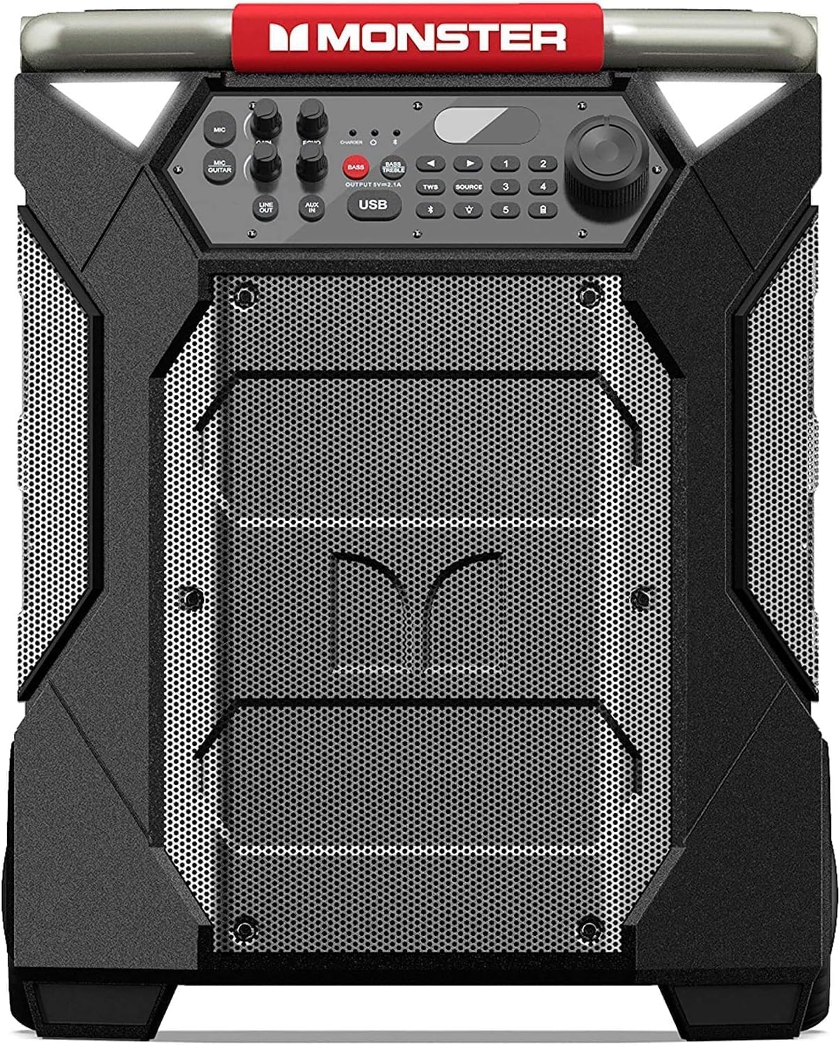 Monster Rockin’ Roller 270 Indoor/Outdoor Portable Bluetooth Speaker | up to 200W of 270 Degree Sound & up to 100 Hours of Playtime