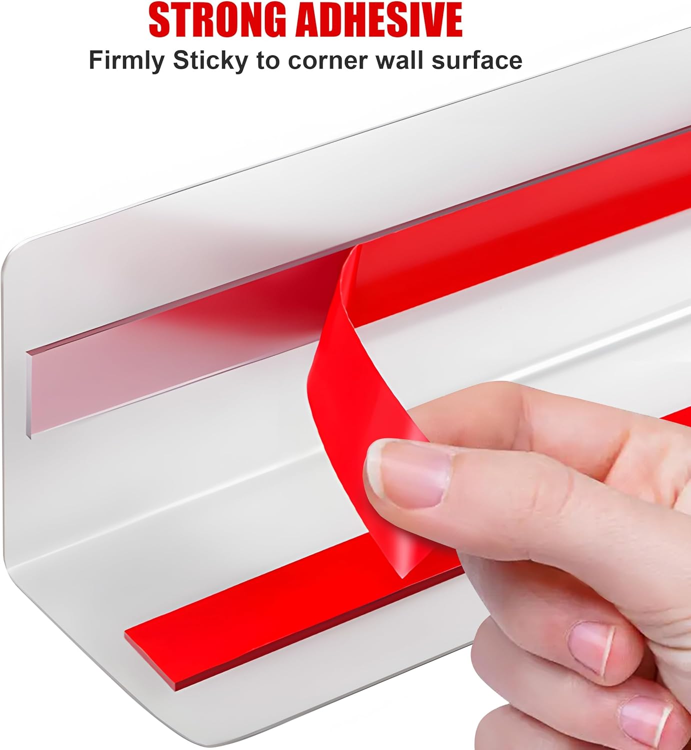 Wall Corner Guards, 0.5” x 0.5” x 48”, Metal Wall Corner Protector, 10 Pack for Wall Protection and Decoration, 20 Ga/ 1MM Thickness Stainless Steel Corner Guard with 90-Degree Angle