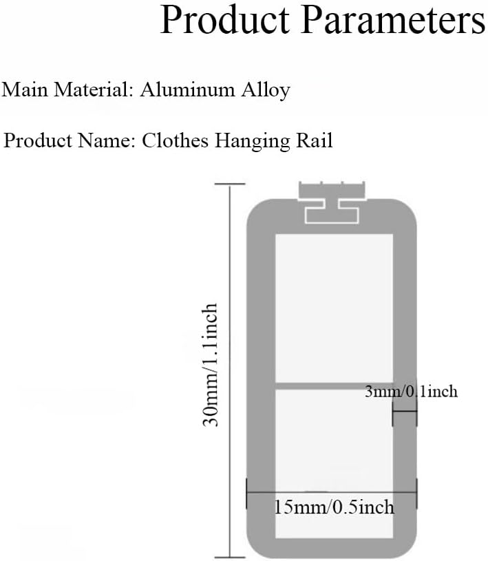 Wcxixo Clothes Hanging Rod Laundry Room Gold Wall Mount Closet Rod Metal Heavy Duty Wardrobe Pole Clothes Rack for Cabinet Corner Laundry Room & Balcony Window Curtain Bar Load 660lbs